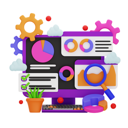 Estrategia SEO  3D Icon