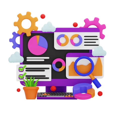 Estrategia SEO  3D Icon