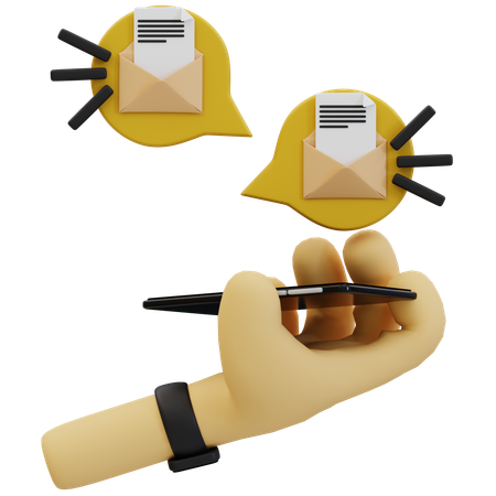 Estrategias efectivas de marketing por correo electrónico  3D Icon