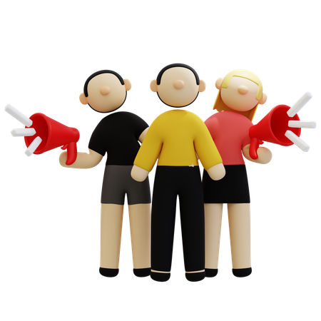 Estratégias eficazes de marketing de equipe  3D Icon
