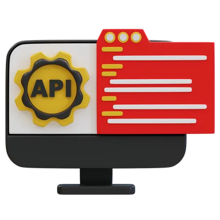 Estrategias innovadoras de desarrollo de API  3D Icon