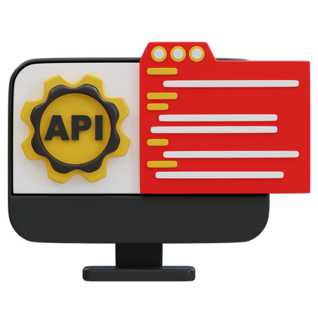 Estratégias inovadoras de desenvolvimento de API  3D Icon