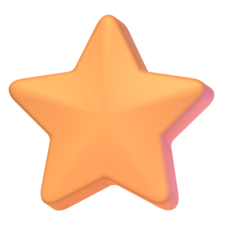 Estrela  3D Icon