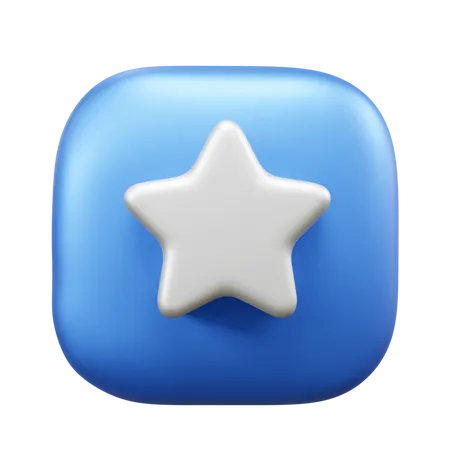 Estrela  3D Icon