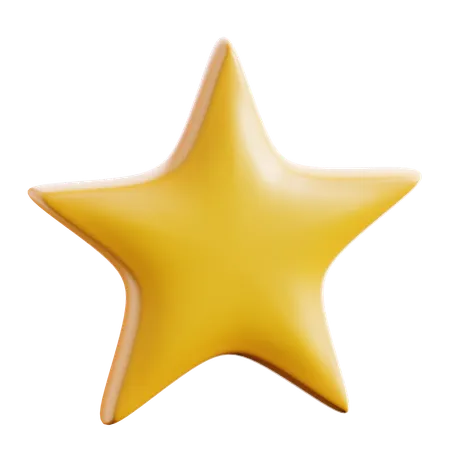 Estrela  3D Icon