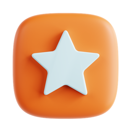 Estrela  3D Icon