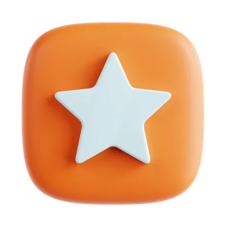 Estrela  3D Icon