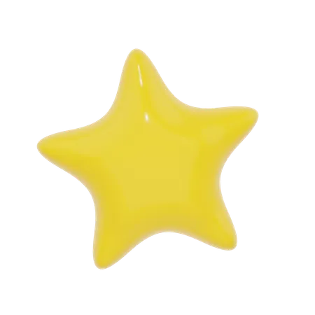 Estrela  3D Icon