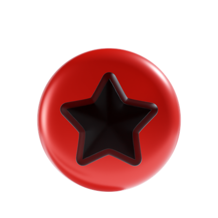 Estrela  3D Icon