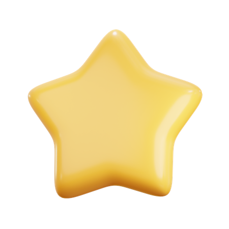 Estrela  3D Icon