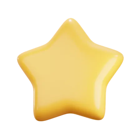 Estrela  3D Icon