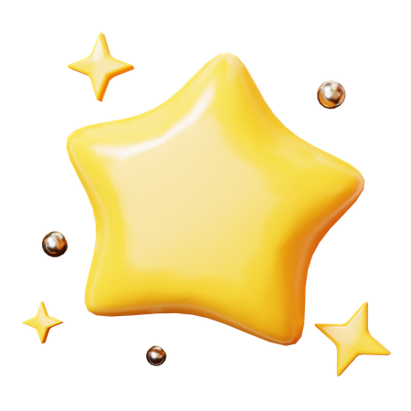 Estrela  3D Icon