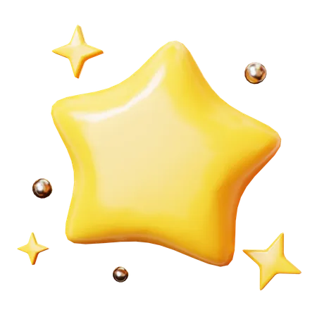 Estrela  3D Icon