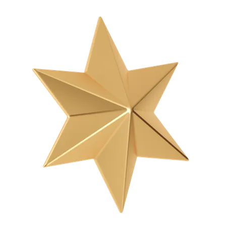 Estrela  3D Icon