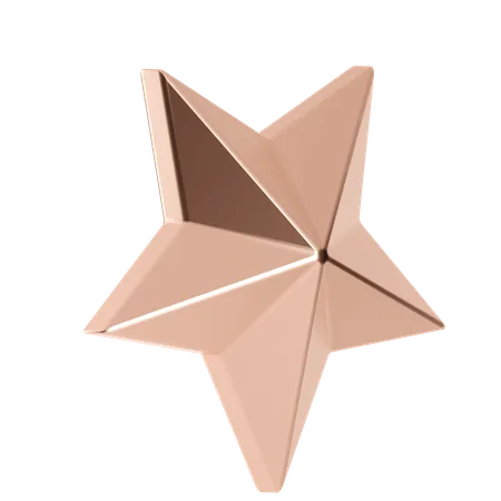 Estrela  3D Icon