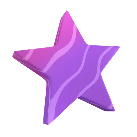 Estrela  3D Icon