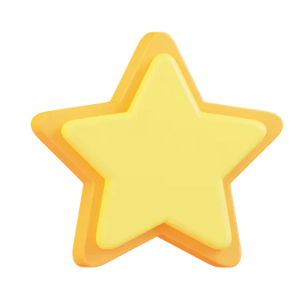 Estrela  3D Icon