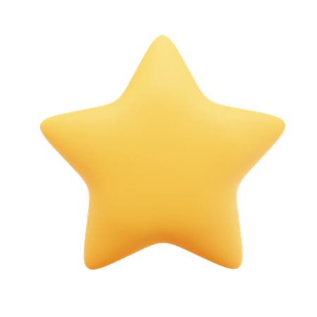 Estrela  3D Icon