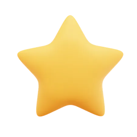 Estrela  3D Icon