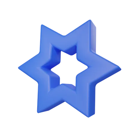 Estrela  3D Icon