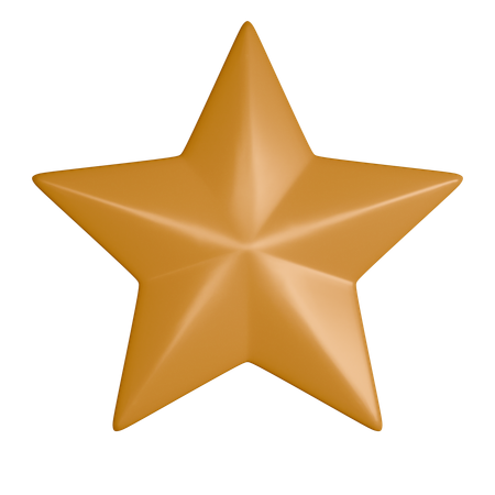 Estrela  3D Icon