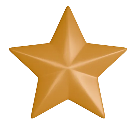 Estrela  3D Icon