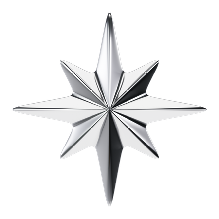 Estrela  3D Icon