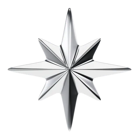 Estrela  3D Icon