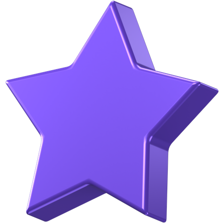 Estrela  3D Icon