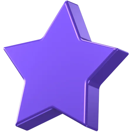 Estrela  3D Icon