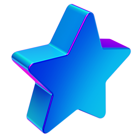 Estrela  3D Icon