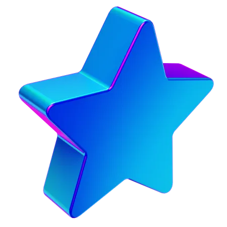 Estrela  3D Icon