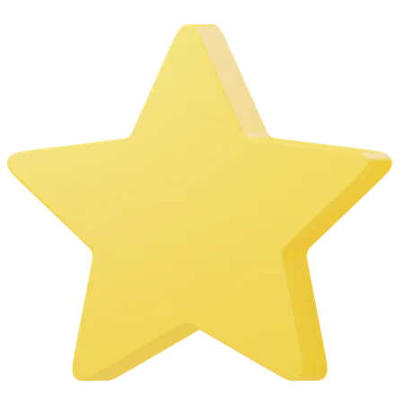 Estrela  3D Icon