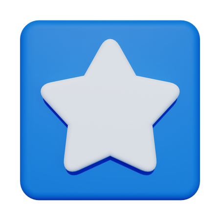 Estrela  3D Icon