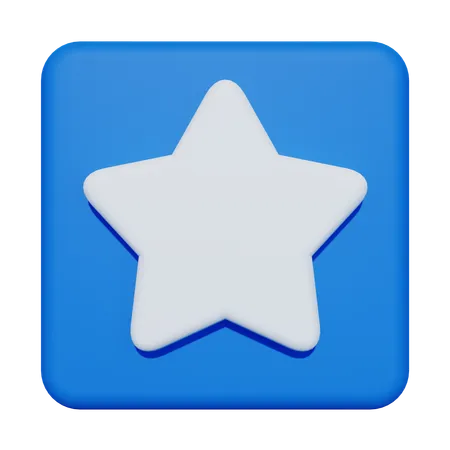 Estrela  3D Icon