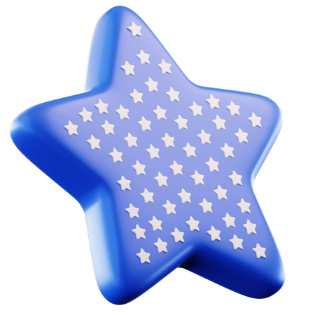 Estrela  3D Icon