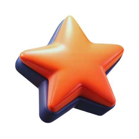 Estrela  3D Icon