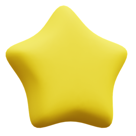 Estrela  3D Icon