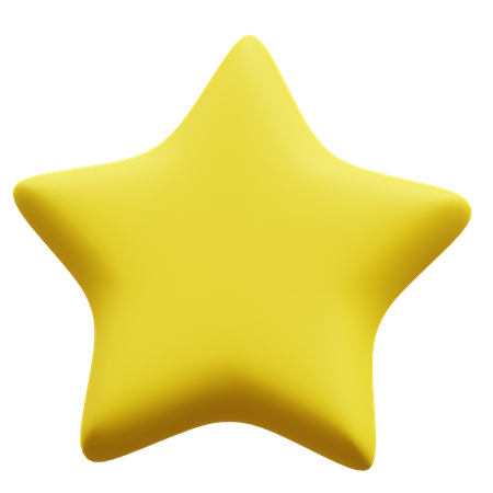 Estrela  3D Icon