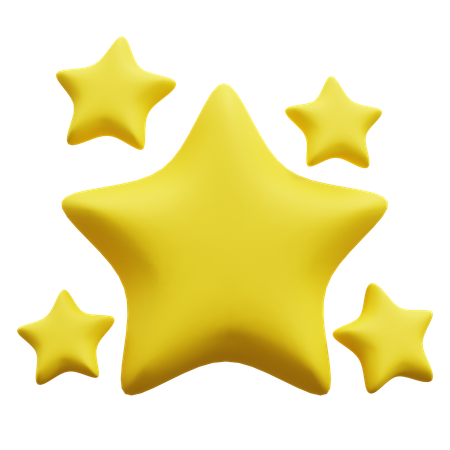 Estrela  3D Icon