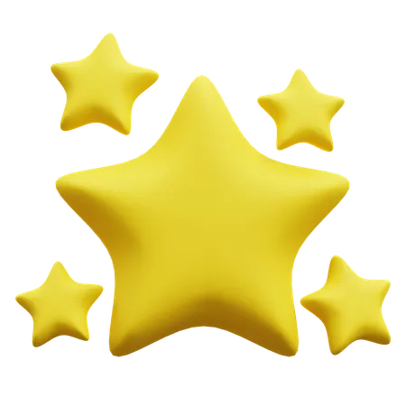 Estrela  3D Icon