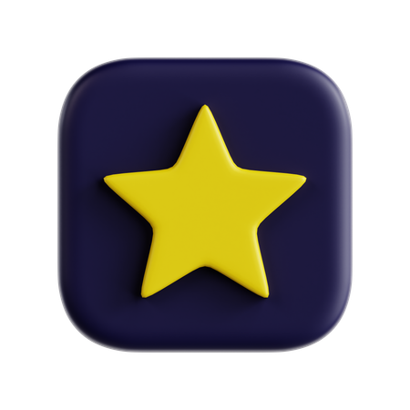 Estrela  3D Icon