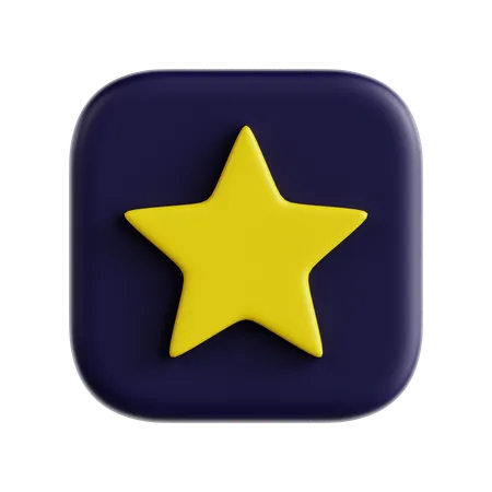 Estrela  3D Icon