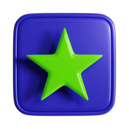 Estrela  3D Icon