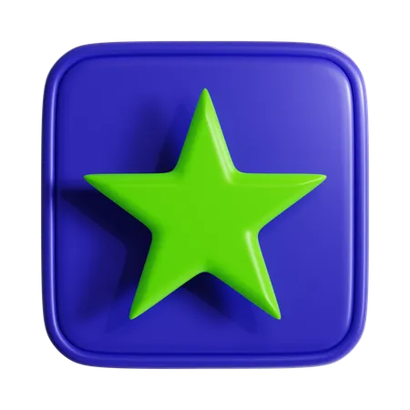 Estrela  3D Icon