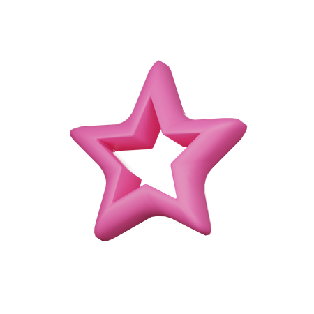 Estrela  3D Icon