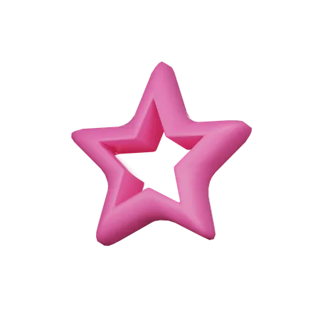 Estrela  3D Icon