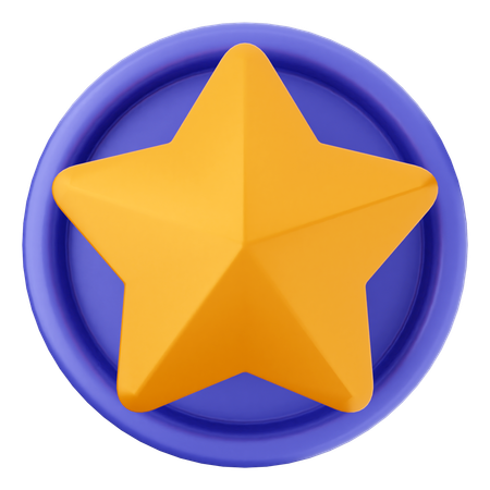 Estrela  3D Icon