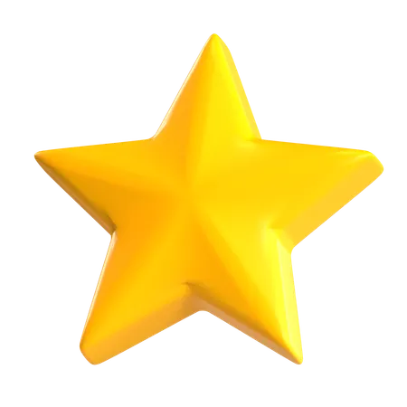 Estrela  3D Icon