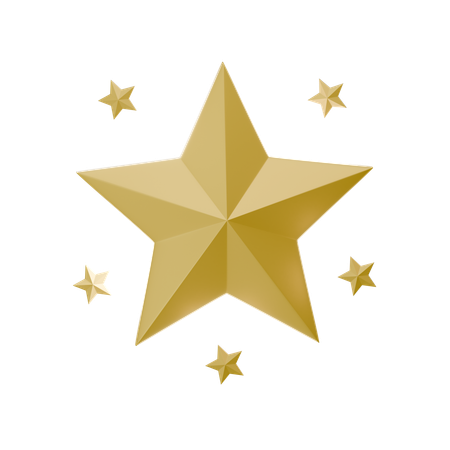 Estrela  3D Icon